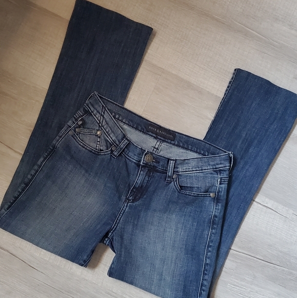 Rock & Republic boot cut dark blue wash - Picture 4 of 5